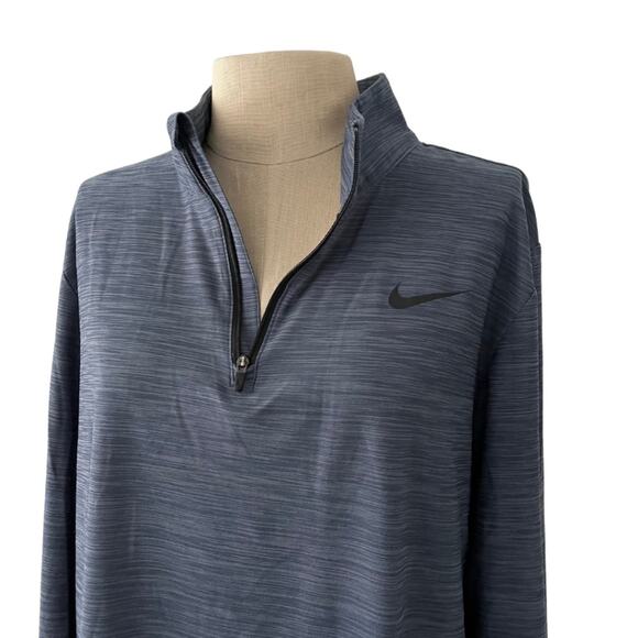 Nike Men’s Blue Dri-FIT Superset Long-Sleeve Training Top Size S - Picture 2 of 3